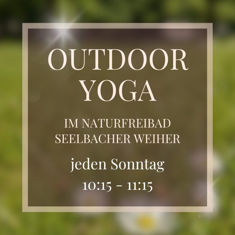 Outdoor Yoga am Sonntag