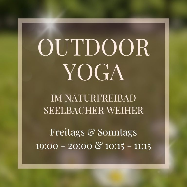 Outdoor Yoga am Freitag